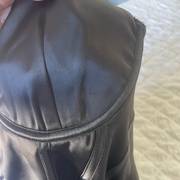 Meshki Bridget corset black satin mini dress - Picture 11 of 13